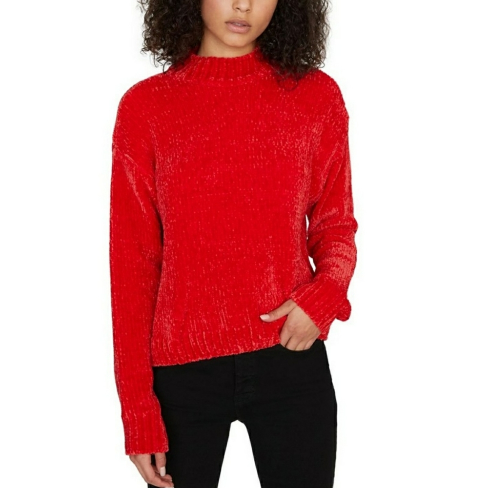 Sanctuary BRAND NEW, tags still on, red chenille sweater